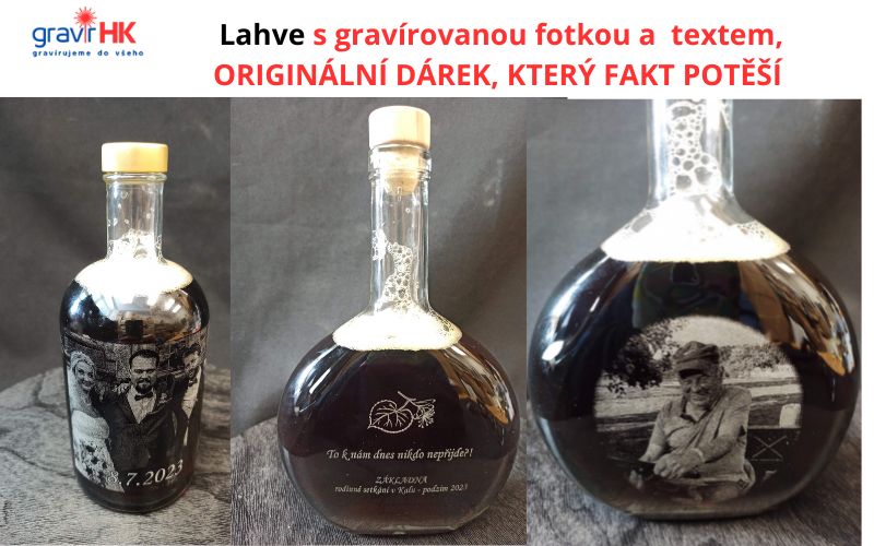 Gravírování vaší fotky do skla