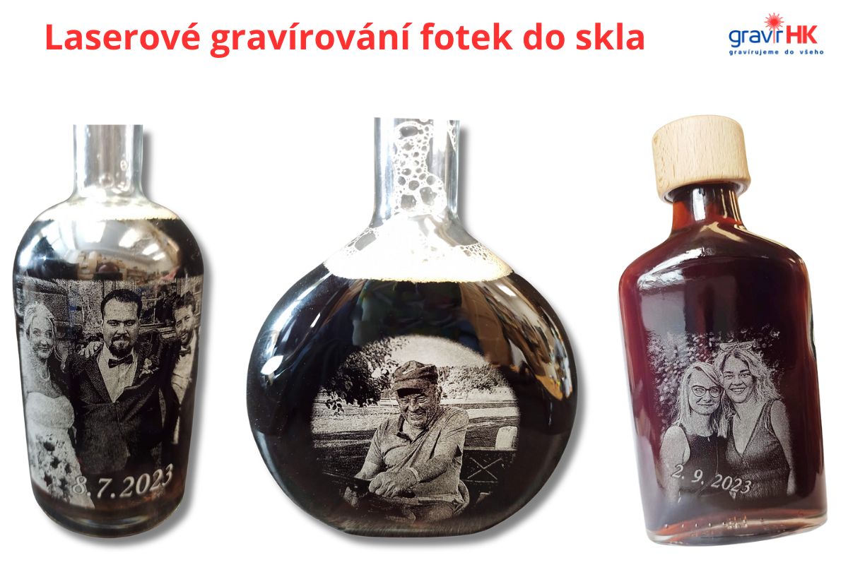 Gravírování do skla, gravírování fotek do skla