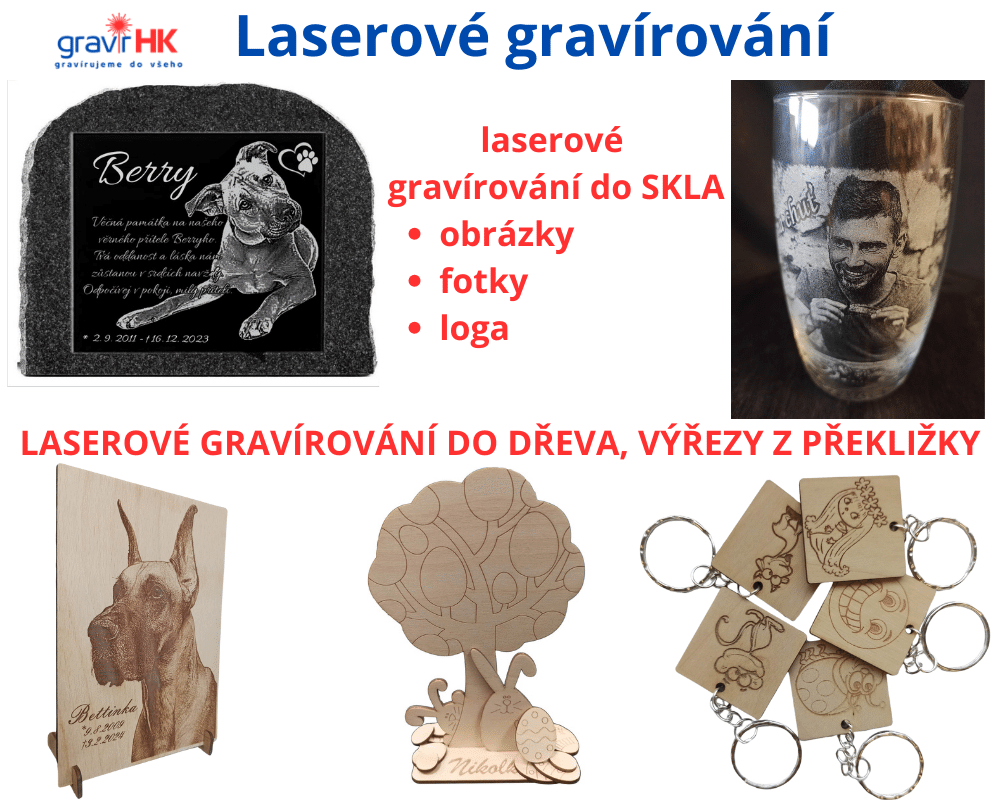 Gravírování do skla, gravírování do dřeva, gravírování fotky do dřeva, gravírování fotky do skla