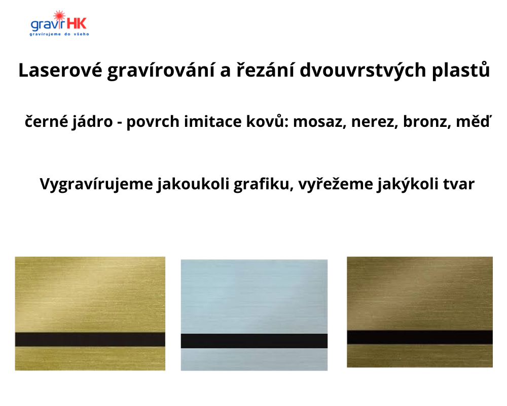 Firemní plastové cedule a štítky
